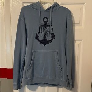 Men's Blue Anchor Graphic Hoodie